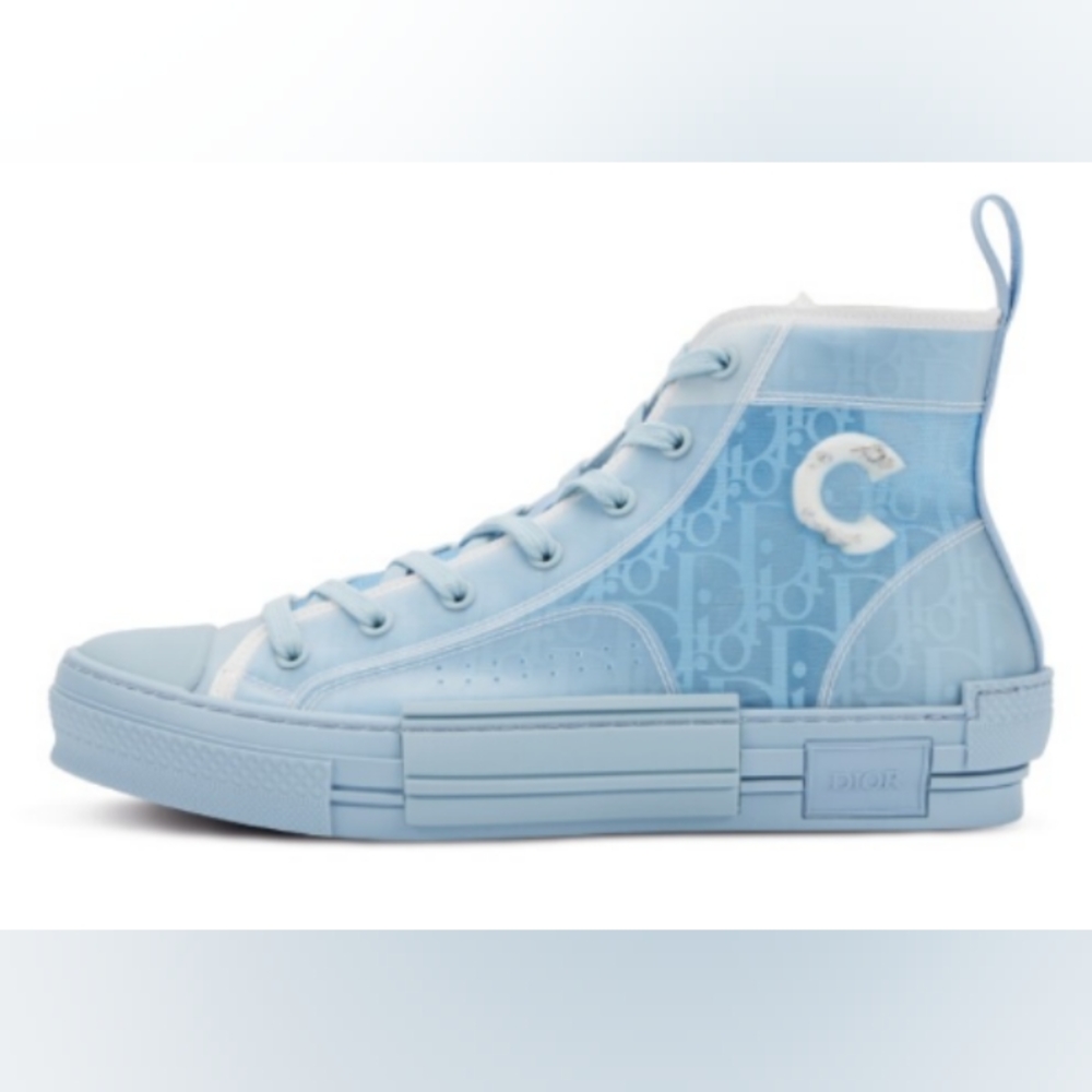 Dior B23 High Daniel Arsham Oblique Light Blue